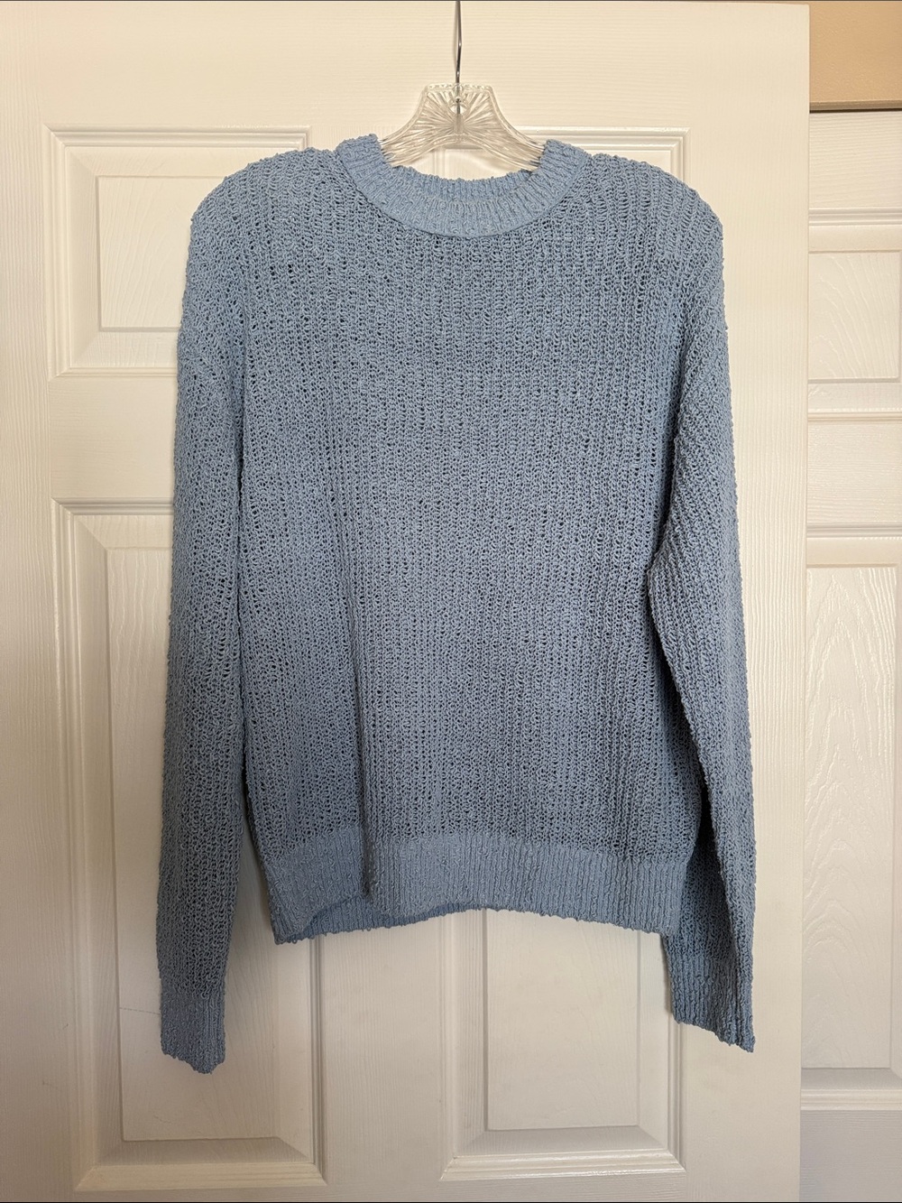 Other Stories Light Blue Silk Cotton Sweater M